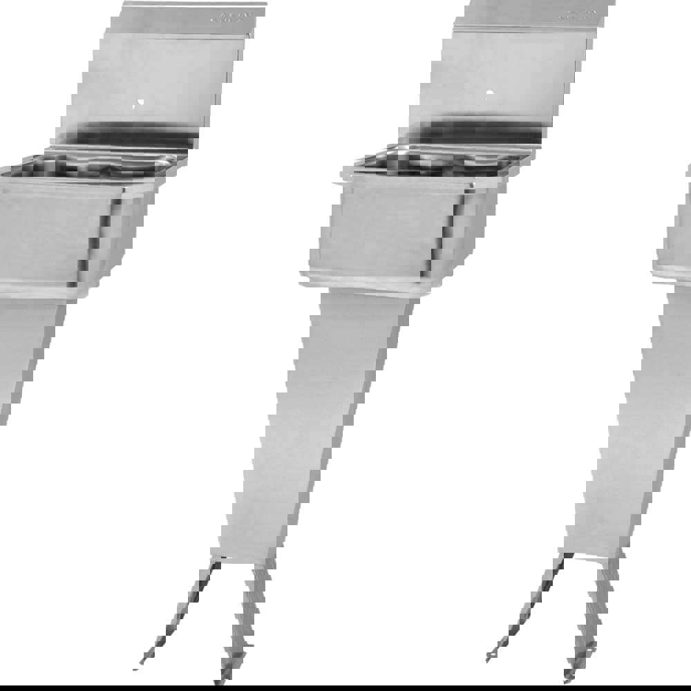 Wash Sink: Floor Mount, 304 Stainless Steel